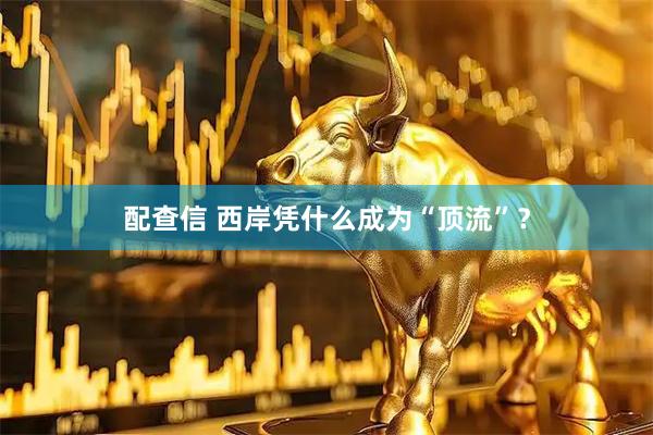 配查信 西岸凭什么成为“顶流”？