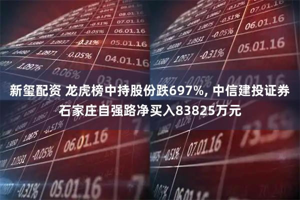 新玺配资 龙虎榜中持股份跌697%, 中信建投证券石家庄自强路净买入83825万元